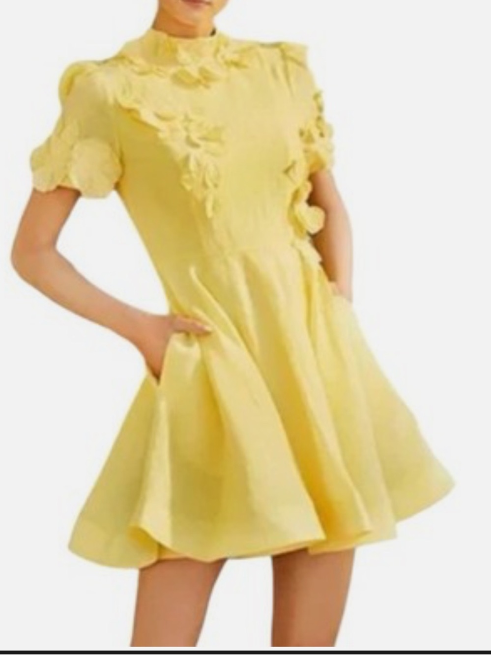 Antonio Melani Iris Floral Mock Neck Dress